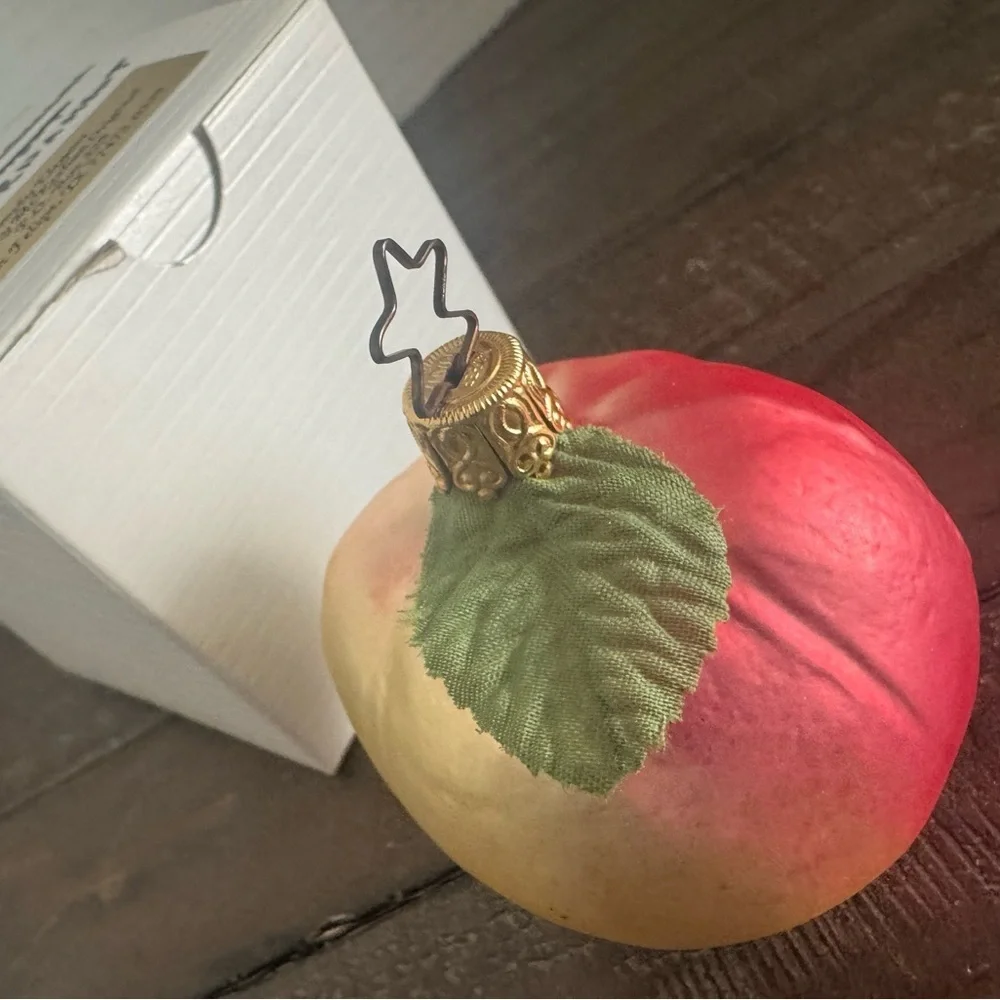 Festive Peach Ornament